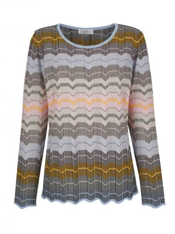 Вязаный пуловер