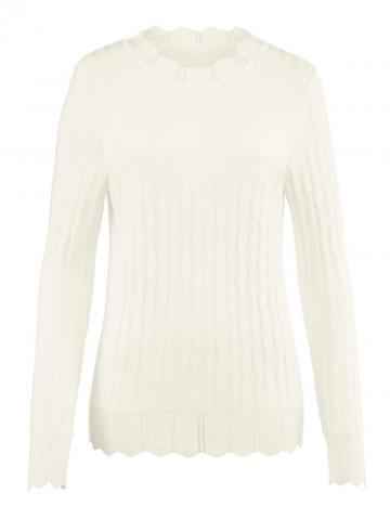 Вязаный пуловер