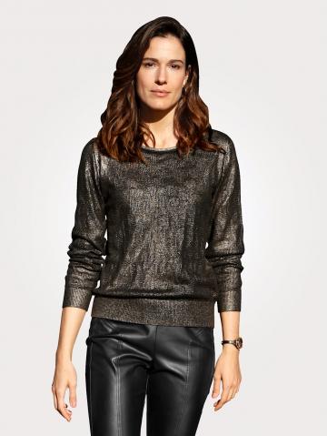 Вязаный пуловер