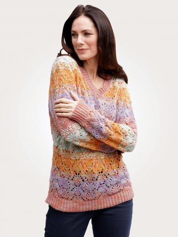 Вязаный пуловер