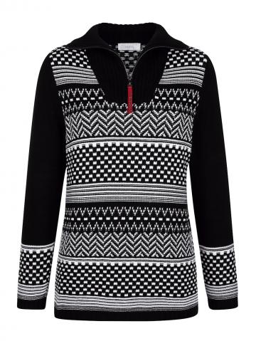 Вязаный пуловер