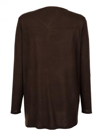 Вязаный пуловер