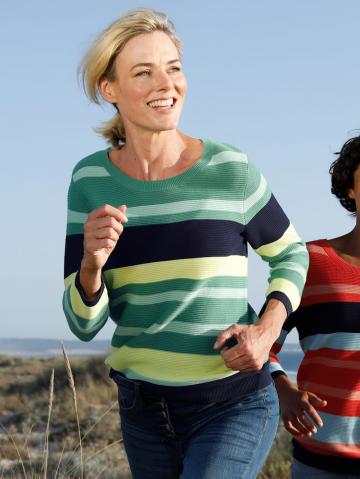 Вязаный пуловер