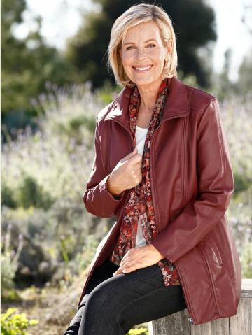 Куртка из искусственной кожи