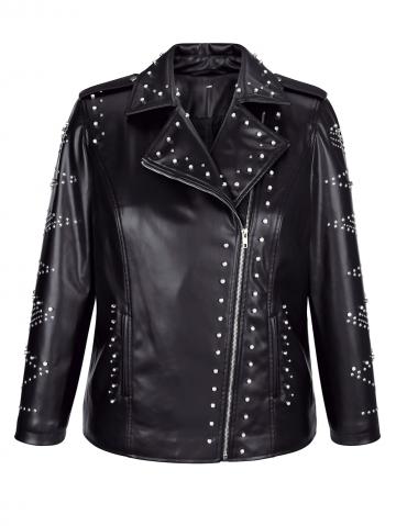 Куртка из искусственной кожи
