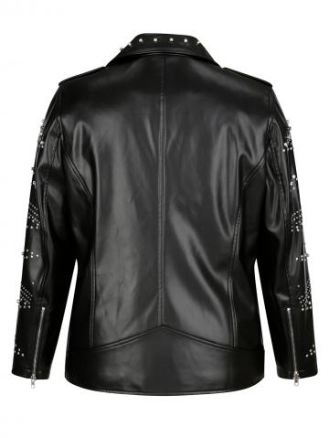 Куртка из искусственной кожи