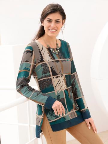 Блузка с коротким рукавом