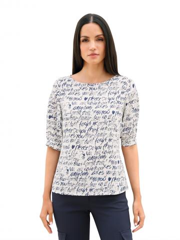 Блузка с коротким рукавом