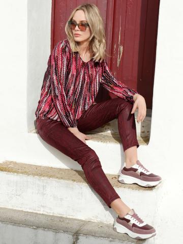 Блузка с коротким рукавом