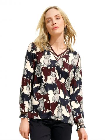 Блузка с коротким рукавом