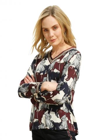 Блузка с коротким рукавом