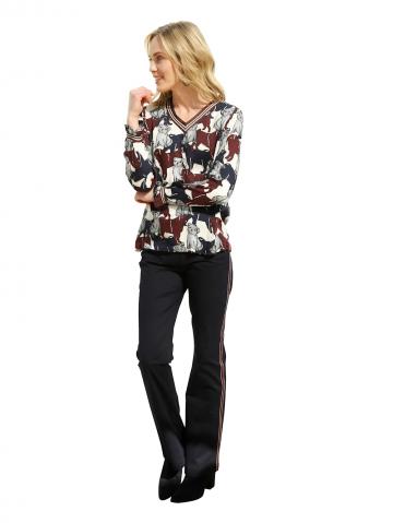 Блузка с коротким рукавом