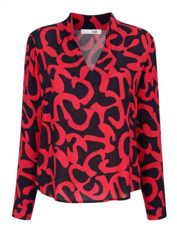 Блузка с длинным рукавом