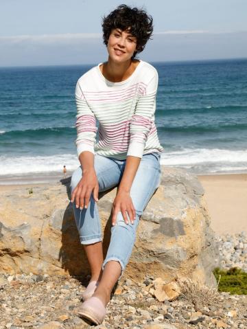 Вязаный пуловер