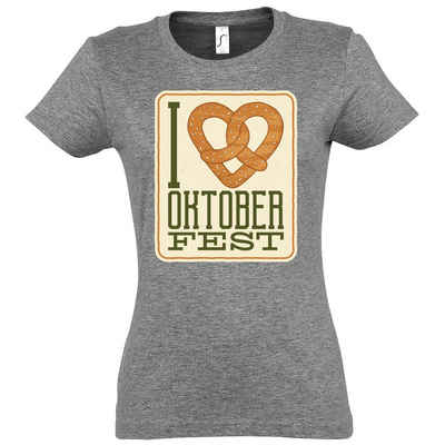 Майка "I Love Oktoberfest Damen T-shirt"