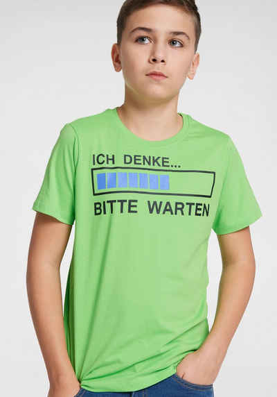 Детская футболка "Ich Denke...bitte Warten"