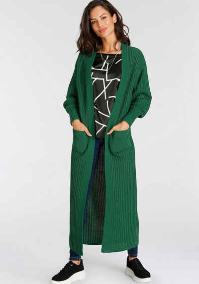 Вязаное пальто