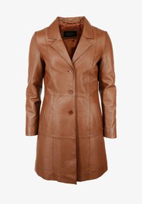 Кожаное пальто