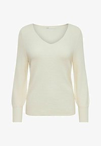 Пуловер с вырезом V