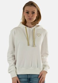 Пуловер с капюшоном