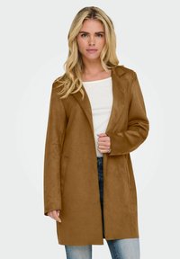 Пальто из искусственной кожи