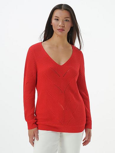 Пуловер с вырезом V Пуловер с вырезом V