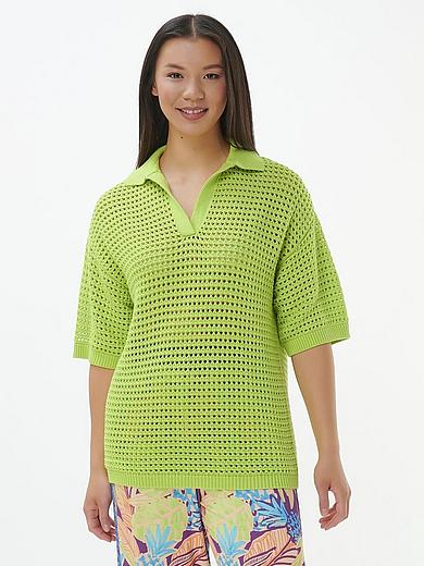 Пуловер с воротником поло Пуловер с воротником поло