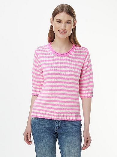 Пуловер с круглым вырезом