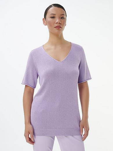 Пуловер с вырезом V Пуловер с вырезом V