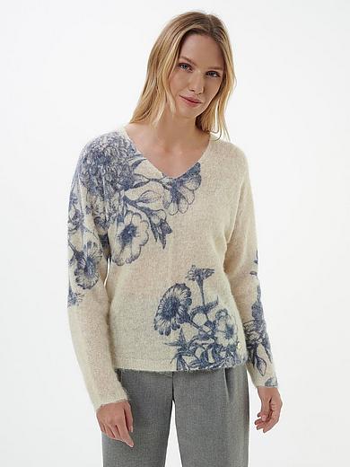 Пуловер с вырезом V Пуловер с вырезом V