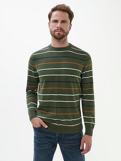 Пуловер с круглым вырезом