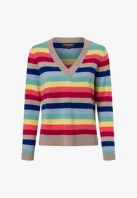 Пуловер в полоску