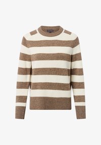 Пуловер в полоску