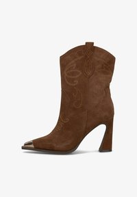 Полусапожки на высоком каблуке