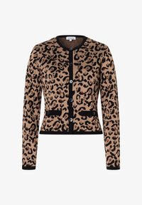 Жаккардовая вязаная кофта