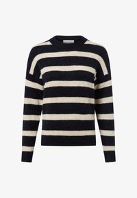 Пуловер в полоску