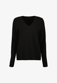 Пуловер с вырезом V