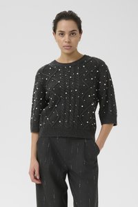 Пуловер с рукавом три четверти