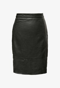 Кожаная юбка