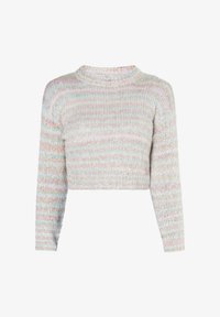 Пуловер в полоску