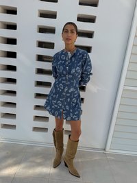 Джинсовое платье