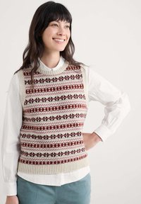 Пуловер без рукавов