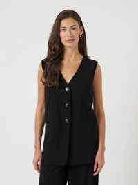 Длинный жилет