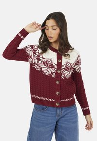 Жаккардовая вязаная кофта Жаккардовая вязаная кофта