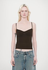 Топ на бретельках