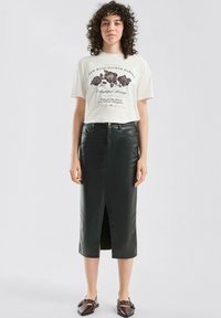 Кожаная юбка