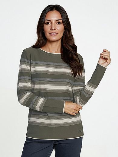 Пуловер с круглым вырезом