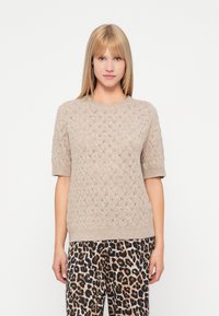 Пуловер с коротким рукавом