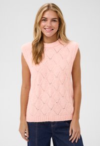 Пуловер без рукавов