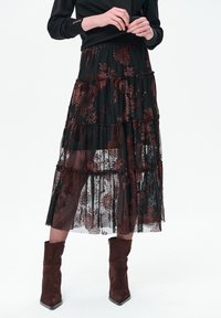 Юбка с воланами